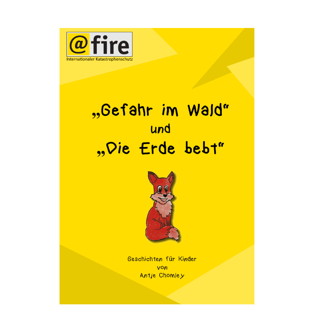 Livre pour enfants : "Danger dans la forĂȘt" et "La terre tremble".