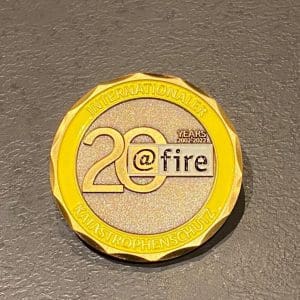 @fire - Internationaler Katastrophenschutz Challengecoin